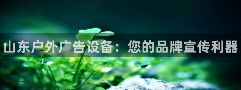 杏宇官方平台官网入口：山东户外广告设备：您的品牌宣传利器