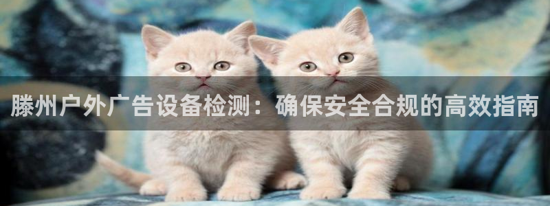 杏宇平台代理怎么样赚钱：滕州户外广告设备检测：确保安全合规的高效指南