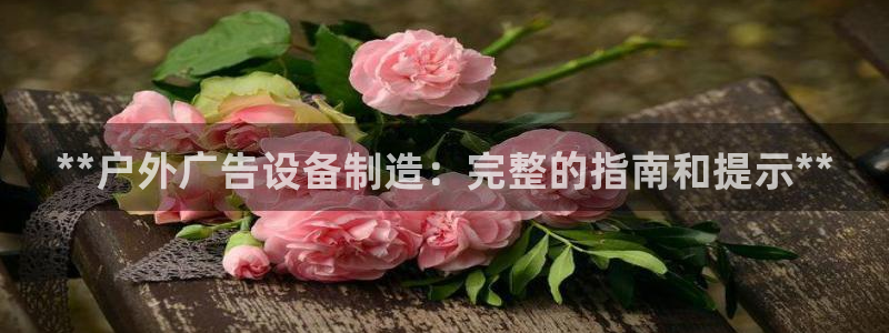 杏宇平台代理多少钱一次：**户外广告设备制造：完整的指南和提示**