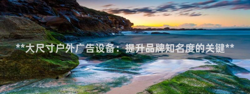 杏宇平台代理多少钱一个：**大尺寸户外广告设备：提升品牌知名度的关键**