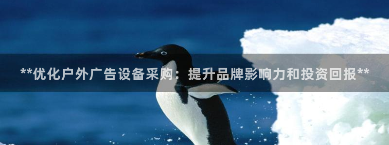 杏宇平台注册地址在哪里：**优化户外广告设备采购：提升品牌影响力和投资回报**