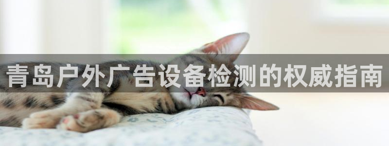 杏宇平台开户：青岛户外广告设备检测的权威指南