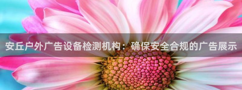 杏宇平台总代理是谁：安丘户外广告设备检测机构：确保安全合规的广告展示