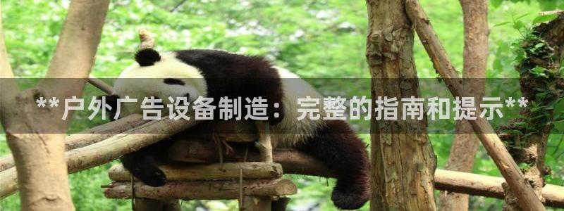 杏宇平台代理怎么样：**户外广告设备制造：完整的指南和提示**