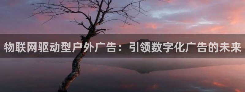 杏宇平台招商电话号码：物联网驱动型户外广告：引领数字化广告的未来