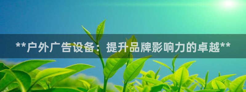 杏宇平台怎么样知乎：**户外广告设备：提升品牌影响力的卓越**