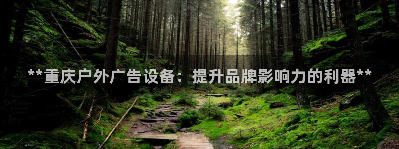 杏宇平台登录步骤图：**重庆户外广告设备：提升品牌影响力的利器**