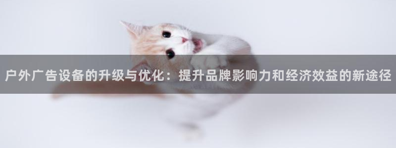 杏宇平台怎么样赚钱：户外广告设备的升级与优化：提升品牌影响力和经济效益的新途径