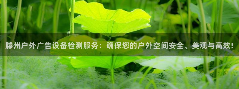 杏宇平台总代理是谁：滕州户外广告设备检测服务：确保您的户外空间安全、美观与高效!