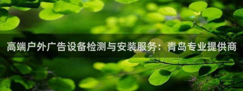 杏宇平台代理怎么样可靠吗：高端户外广告设