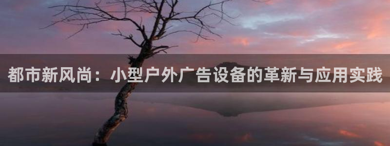 杏宇平台官网注册：都市新风尚：小型户外广