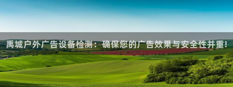 杏宇平台开户：禹城户外广告设备检测：确保