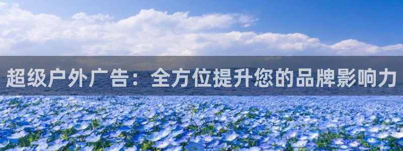 杏宇平台怎么样知乎：超级户外广告：全方位提升您的品牌影响力